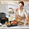 Accessoires Airfryer pour Philips Airfryer Dual Basket 3000 Series - Air Fryer Accessories Comprend un moule en silicone, une grille, des moules à pain, des pinces de cuisine, un spray d'huile, etc - Image 8
