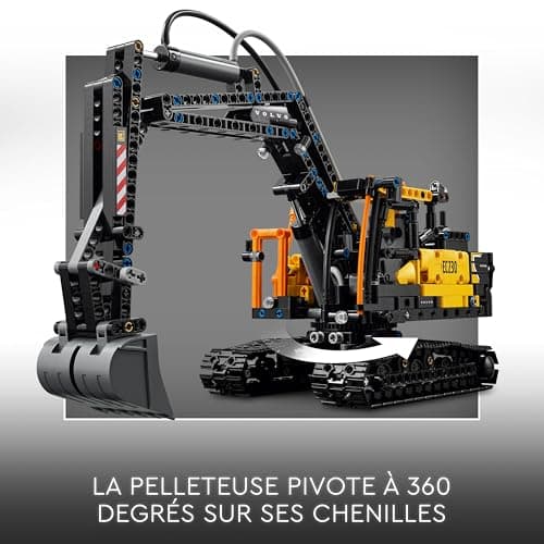 LEGO Technic Volvo FMX Truck & EC230 Electric Excavator Toy for 10 Plus Year Old Boys & Girls, Vehicle Building Set for Kids Who Love Heavy-Duty Construction Models, Birthday Gift Idea, 42175 - Image 8
