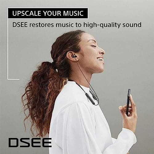 Sony WI C100 Écouteurs Intra-Auriculaires sans Fil Bluetooth avec Microphone intégré Noir Taille S (Reconditionné) - Image 5