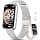 Sanorum Women's Smart Watch, 1.47 Inch Activity Tracker, 24 Sports Modes, Sleep Monitoring, Heart Rate SpO2 Pedometer Female Function, Waterproof IP68 Long-Lasting Smartwatch Android iOS Silver - Image 2
