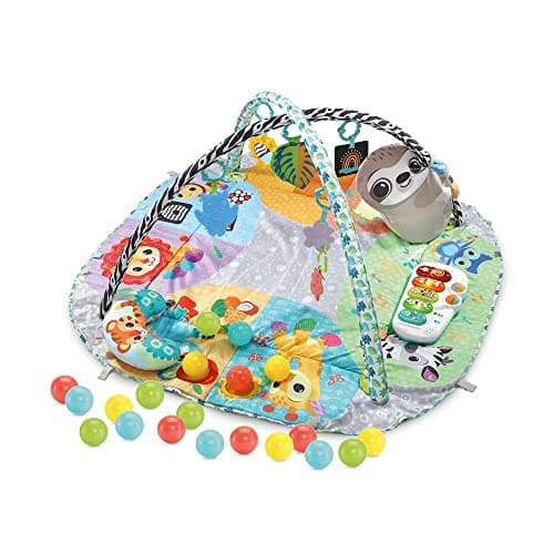 VTech - Maxi 7-in-1 Sensory Play Mat, Ball Pool, Activity and Development Toy, Luminous Xylophone, Rattles, Newborn Gift - Image 2