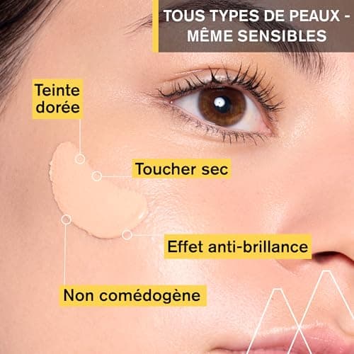 Uriage Bariesun Tinted Cream SPF50+ - Golden Tint - Light Texture, Dry Touch - Natural and Bright Finish - Sweat Resistant - Non-Comedogenic - Suitable for Sensitive Skin - 50ml - Image 3