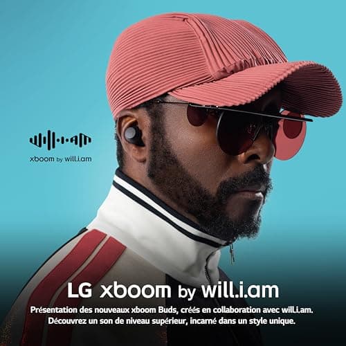 LG, xboom Buds, Wireless Bluetooth Headphones, Bluetooth Headphones, Noise Cancelling, Wireless Headphones, Sports Bluetooth Headphones, In-Ear Earphones, Black - Image 5