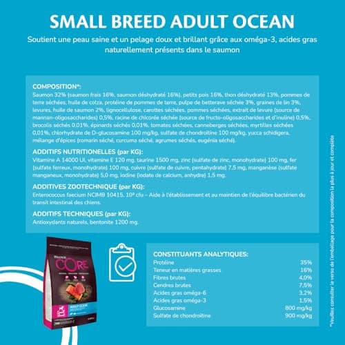 Wellness CORE Ocean 5 kg, Salmon/Tuna – Grain Free, Natural, Hypoallergenic, High Protein, High Fish Content, Healthy Skin & Shiny Coat - Image 5