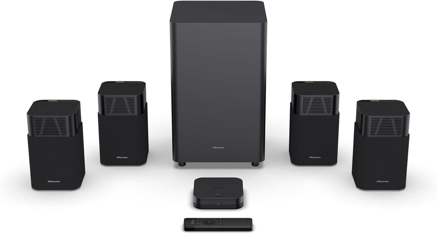 Soundbar Hisense 20015127 HT SATURN 4.1.2 Subwoofer wireless Black - Image 1