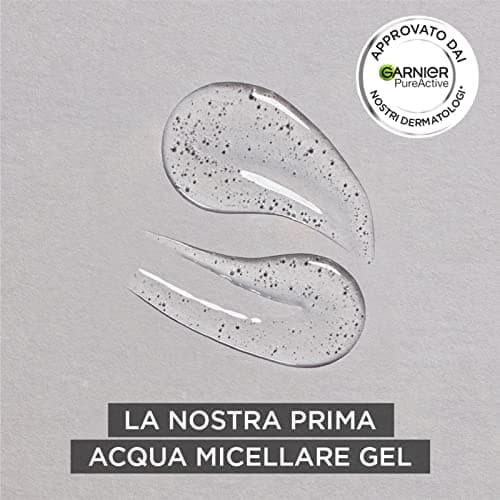 Garnier SkinActive Gel Micellares All in 1 Make-Up Remover Water with Charcoal for Blackheads, Hypoallergenic No Rinse Formula for Face, Eyes and Lips - 2 x 400 ml Bottles - Image 6
