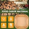 225 Pcs Air Fryer Liners Disposable Air Fryer Liners for Ninja Foodi 10.4L AF500UK/Cosori Dual Blaze TwinFry 10L/Duronic 10L, Ninja Megazone Air Fryer Paper Baking Accessories - Image 8