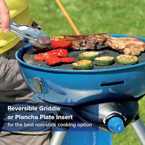 Campingaz Party Grill, Small BBQ for Camping, Festivals or Picnic, Camping BBQ with Flexible Cooking Options, Gas Stove with Non Stick Hob and Stand - Image 5