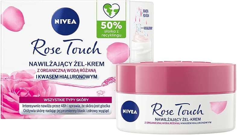 NIVEA Rose Touch Hydrating Gel Face Cream Rose Water 50 ml - Image 1