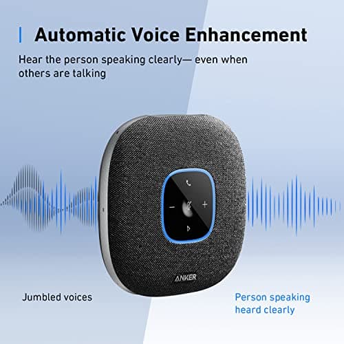 Soundcore Anker PowerConf S3 Bluetooth Conference Speaker 6 Microphones Sound Recording Intelligent 24H Battery App, Bluetooth 5, USB-C for Office and Home Office - Image 5