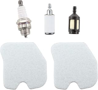 Husqvarna MCHNIC Lot de 2 filtres à air avec bougie d'allumage - Filtre à essence - Pour tronçonneuse Husqvarna 120 Mark2, 235 235E 236 236E 240 240E