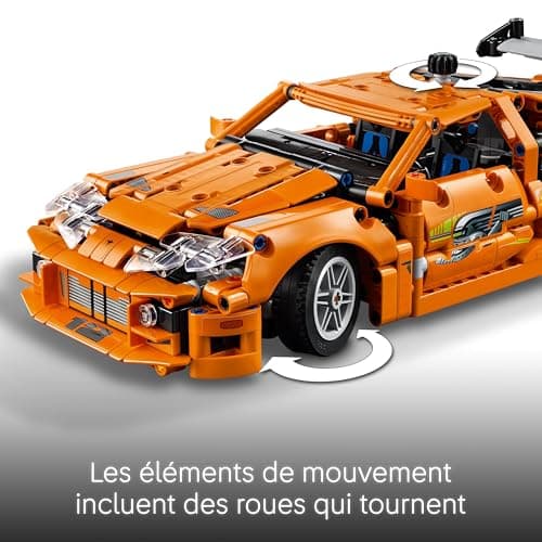 LEGO Technic Fast and Furious Toyota Supra MK4 - Jeu de Construction avec Voiture de Course – Inclut Un Moteur 6 cylindres et Un Capot ouvrant - Idée Cadeau pour garçons et Filles dès 9 Ans 42204 - Image 5
