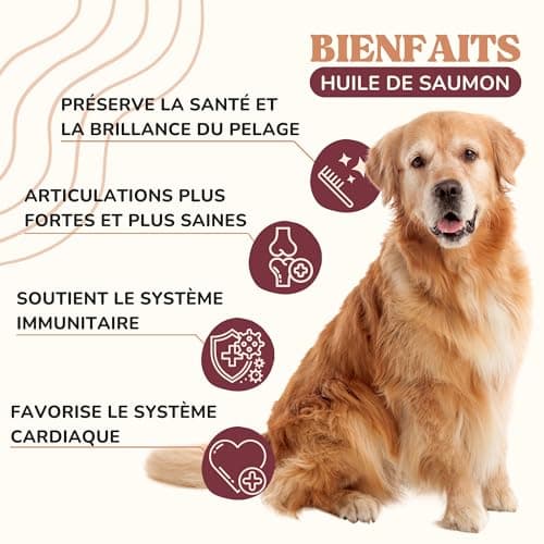Salmon Oil for Dogs to Strengthen the Immune System, Dog Joint and Healthy Skin, Salmon Oil for Cats Naturally Enriched with Omega 3, 6, EPA and DHA - Image 4