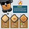 Baking Paper Air Fryer for Ninja Double Stack Air Fryer SL300EU, 100pcs Baking Paper Accessories Air Fryer for Ninja Double Stack 7.6L SL300EU, Dish Air Fryer Ninja - Image 5