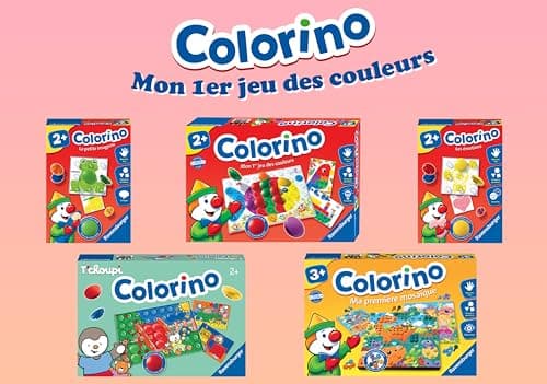 Ravensburger - Colorino - 24011 - Game to Learn Colours - Development of Fine Motor Skills - Educational Game - Children's Mosaic - French Version - 24011 - Image 6