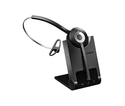 Jabra Jabra Pro 920 DECT Wireless On-Ear Mono Headset - HD Voice and Noise-Cancellation with All-Day Battery - Optimised for use with Desk Phones in UK/HK/SG Regions
