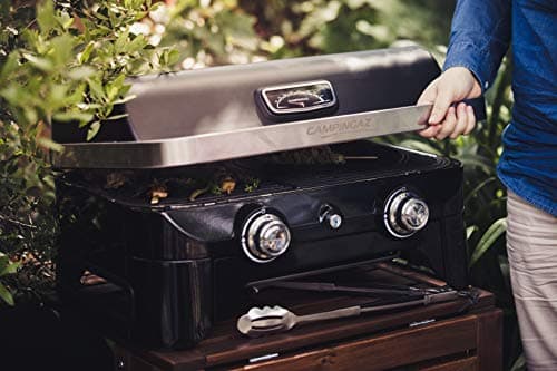 Campingaz Attitude 2100 LX Portable Table Gas Barbecue with 2 Steel Burners 5kW Power Camping Gas Barbecue with Warming Grill, Thermometer, Cast Iron Grill and Griddle - Image 7