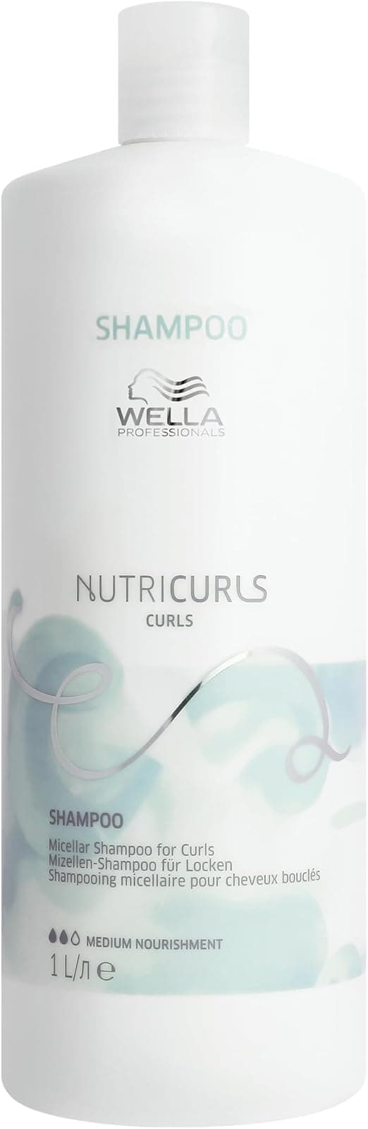 Wella Professionals NUTRICURLS Shampoing micellaire pour cheveux bouclés - Image 1