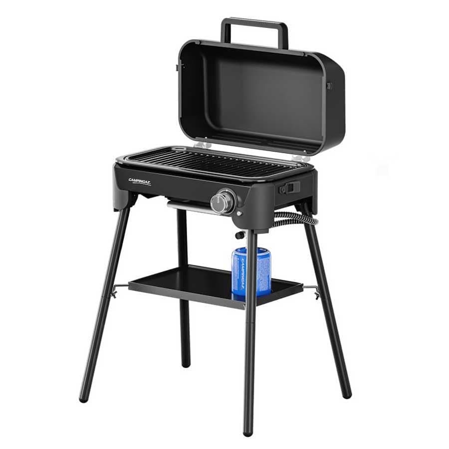 Campingaz Tour & Grill S Gas Barbecue | Can Be Used as Table or Free Standing Barbecue | Portable Barbecue with Lid & Removable Feet | for Camping, Balcony and Patio | 2400 W - Image 4