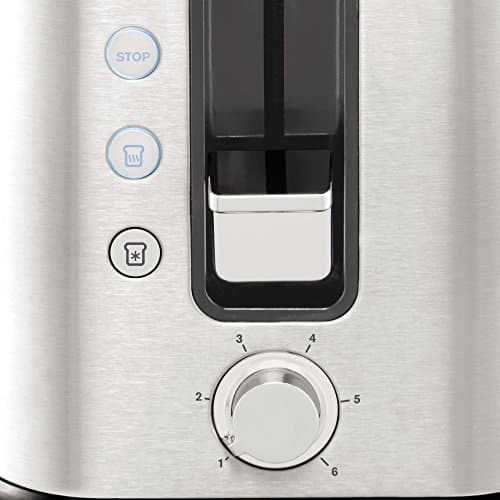 KRUPS Control Line Stainless Steel Toaster with 2 Extra Large Slots, Toaster 850 W, Extra High Lift, 6 Levels of Browning, Reheat and Defrost Function KH442D10 - Image 5