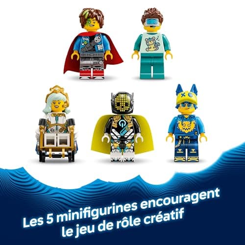 LEGO Dreamzzz Le sous-Marin Requin des Cauchemars - Jouet Modulaire avec 2 Options De Construction - 2 Engins Volants Amovibles & 5 Minifigurines Dont Astrid - Cadeau Garçon Ou Fille Dès 9 Ans 71500 - Image 7