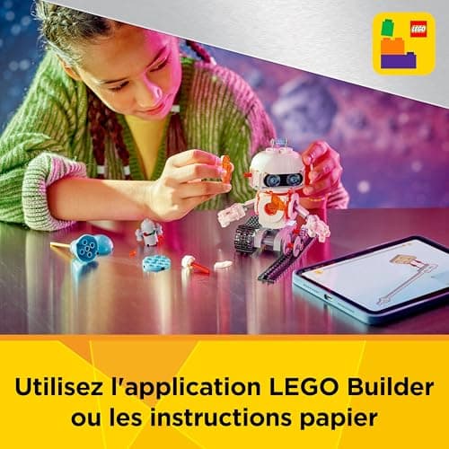 LEGO Creator 3-in-1 Space Robot - Transforms into a Dog or Rocket - Building Game for Girls and Boys on Space Theme - Birthday Gift Idea from 8 Years Old 31164 - Image 7