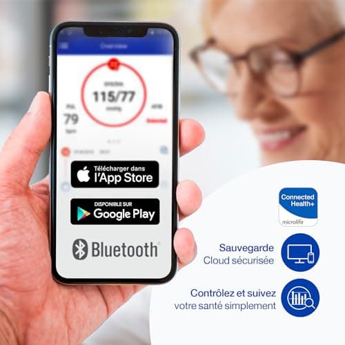 Microlife - BP A7 Touch BT Blood Pressure Monitor - Bluetooth/USB Connected, Touch Screen, MAM & AFIB, Stroke Detection, Clinically Validated, 22-42 cm, 2 Users x 99 Member, 5-Year Warranty - Image 7
