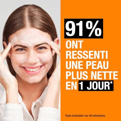 Neutrogena – Lotion Désincrustante Anti-Points Noirs (flacon de 200 ml) – Lotion pour le visage à l'acide salicylique (0,5%) – 91% ont constaté une peau plus nette en 1 jour* - Image 6