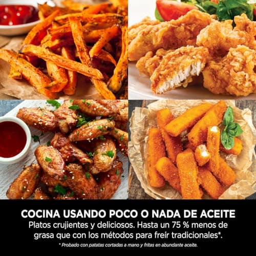 Ninja Air Fryer PRO 4.7L 1 Drawer 4-in-1 Oil Free Roast Heat Dehydrating Bake 1-2 Servings Frozen, Drawer, Nonstick Basket, 2000W, Black AF140EU - Image 4