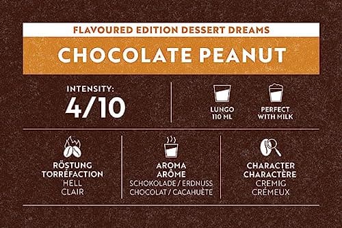 Café Royal Chocolate Peanut Limited Edition Nespresso Compatible Coffee Capsules, Chocolate & Peanut 4/10 Intensity, 100 Capsules - Image 4