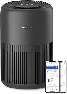 Philips PHILIPS Purificateur d'air série 900 - HEPA NanoProtect + filtre à charbon actif, CADR 250m³/h pour 65m², silencieux, intelligent et économe en énergie (AC0951/13)