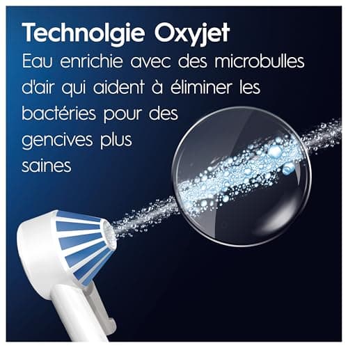 Oral-B Oral Health Center Dental Irrigator, Dental Jet, 1 Oxyjet Cannula, 1 Cannula Water Jet, 4 Water Jets and 5 Pressures, Interdental Cleaner and Dental Plate, Rechargeable - Image 6