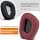 SOULWIT Mesh Fabric Foam Cushion Ear Pads for Corsair Void/Void Pro/Void Elite/Surround Wired & Wireless RGB USB Gaming Headsets with Noise Isolation Foam, Added Thickness - Image 6
