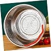PRETYZOOM Panier Vapeur Inox Multi-usage avec Poignée Antidérapante Accessoire Cuiseur Riz et Vapeur Résistant Chaleur pour Cocotte et Casserole - Image 3