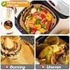 Air Fryer Magnet, 5 Pcs Silicone Airfryer Magnet 17.5cm, Heat Resistant Air Fryer Magnetic Fastener, Solidly Fixed, Air Fryer Accessories Compatible with Ninja, Cosori, Philips - Image 3