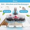 DL-pro Electric Mop Compatible with Dyson V7 V8 V10 V11 V15 with Multifunction Water Tank for Effective Floor Care with 6 Washable Mop Pads - Image 7