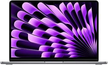 Apple MacBook Air 2022, Puce M2 avec CPU 8 cœurs, GPU 8 cœurs (13-Pouces, 16 Go de RAM, 256Go SSD Stockage) (QWERTY Anglais) Gris Sidéral (Reconditionné)