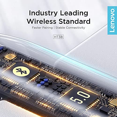 Lenovo LivePods HT38 TWS Wireless Bluetooth Earbuds, Mini Headset, Touch Control 9D Stereo, with Microphone, 30h Battery Life - Image 6