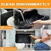 HOTUT Silicone Air Fryer for Ninja AF500EU, 10.4L Silicone Air Fryer Mat, Reusable Airfryer Accessories, Airfryer Mould Compatible with Ninja Foodi Flex Drawer AF500EU - Built-in - Image 7