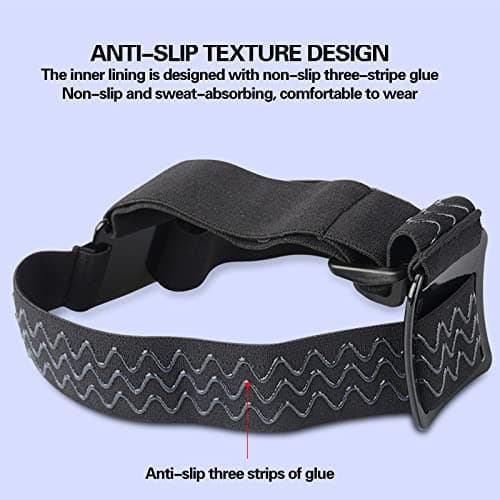 1 x Helmet Head Band for Action Camera, Head Strap Mount, Headband Head Holder, Accessories Compatible with GoPro Hero5/6/7, DJI, Insta360, Black, - Image 4