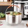 Stainless Steel Steamer Basket for Instant Pot Pots (3 Litre) - Image 7