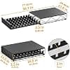 Metal Nespresso Vertuo Capsule Holder, Storage for 50 Nespresso Vertuo Capsules and 50 Dolce Gusto Capsules - Drawer Organizer and Stand for Coffee Machine - Image 4