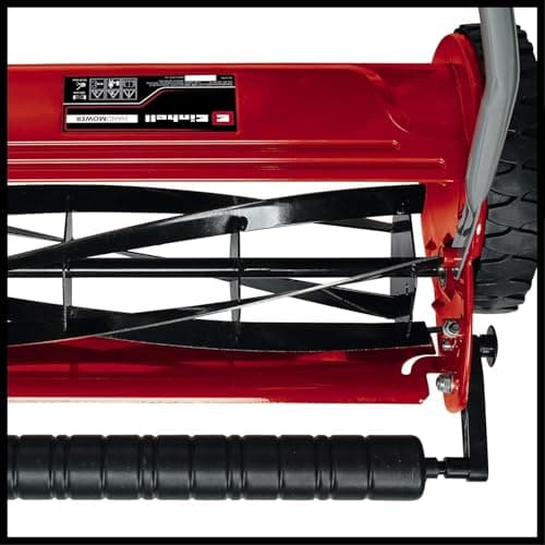 Einhell Tondeuse à Gazon Manuelle GC-HM 300 (Jusqu’à 150 m², Cylindre de Coupe, 5 Lames en Acier, réglage de la Hauteur de Coupe sur 4 Niveaux de 13 à 37 mm, bac de ramassage de 16 litres) - Image 7