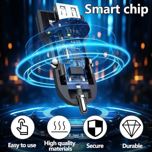 USB Cigarette Lighter, Dual 100W/5A Port, Fast USB Car Cigarette Lighter Charger, Mobile Phone Chargers for iPhone, Samsung Galaxy, Huawei, Xiaomi, Smartphone, Tablet - Image 7