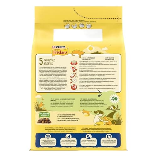 FRISKIES | Cat | Complete dry food for sterilized adult cats | Beef, Chicken and Vegetables | Complete food for sterilized cats | Bag | 3 kg - Image 5