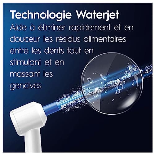 Oral-B Oral Health Center Pro Series Electric Water Flosser and Toothbrush, Dental Jet, 1 Oxyjet Cannula, 1 Cannula Water Jet, 4 Water Jets and 5 Presses, 2 Brushes, Rechargeable - Image 7