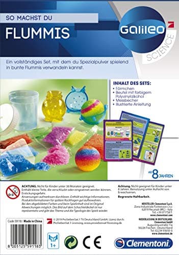 Clementoni Galileo Fun - Flummis, Toy for Children from 8 Years, Making Bouncy Balls and Colourful Stuffed Animals, Exciting Experimentation Kit for Little Researchers from 59118 - Image 3