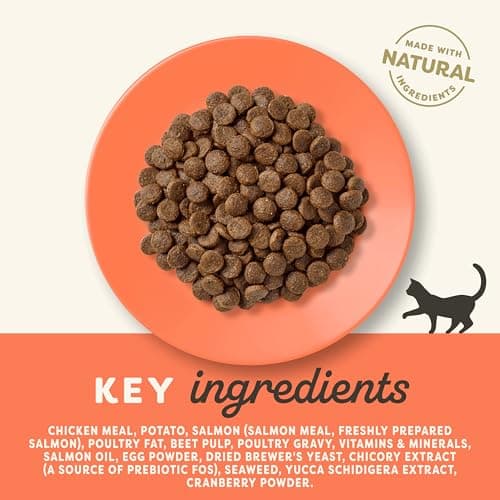 Applaws 100% Natural Dry Food for Adult Cats Chicken and Salmon Dry Food - 2kg Resealable Bag - Image 4