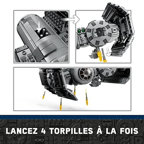 LEGO 75347 Star Wars The Bomber TIE, Buildable Model Kit & 75325 Star Wars The Hunter N-1 Mandalorian The Book of Boba Fett: Space Adventure with Baby Yoda Figures - Image 5