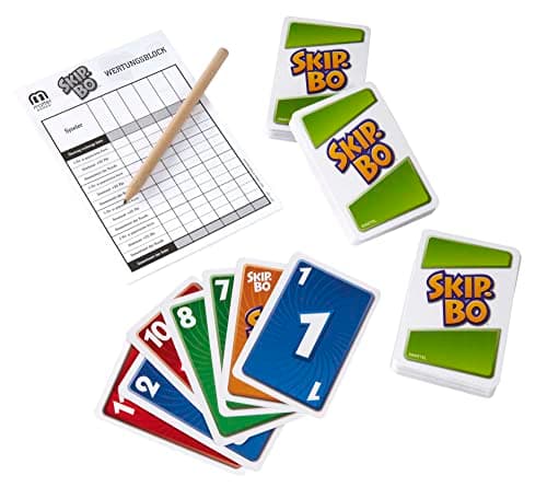 Mattel Games, Skip-Bo Deluxe with Special Metal Box - Card Game for the Whole Family, by the Creators of UNO, From 7 Years, L3671 - Image 3